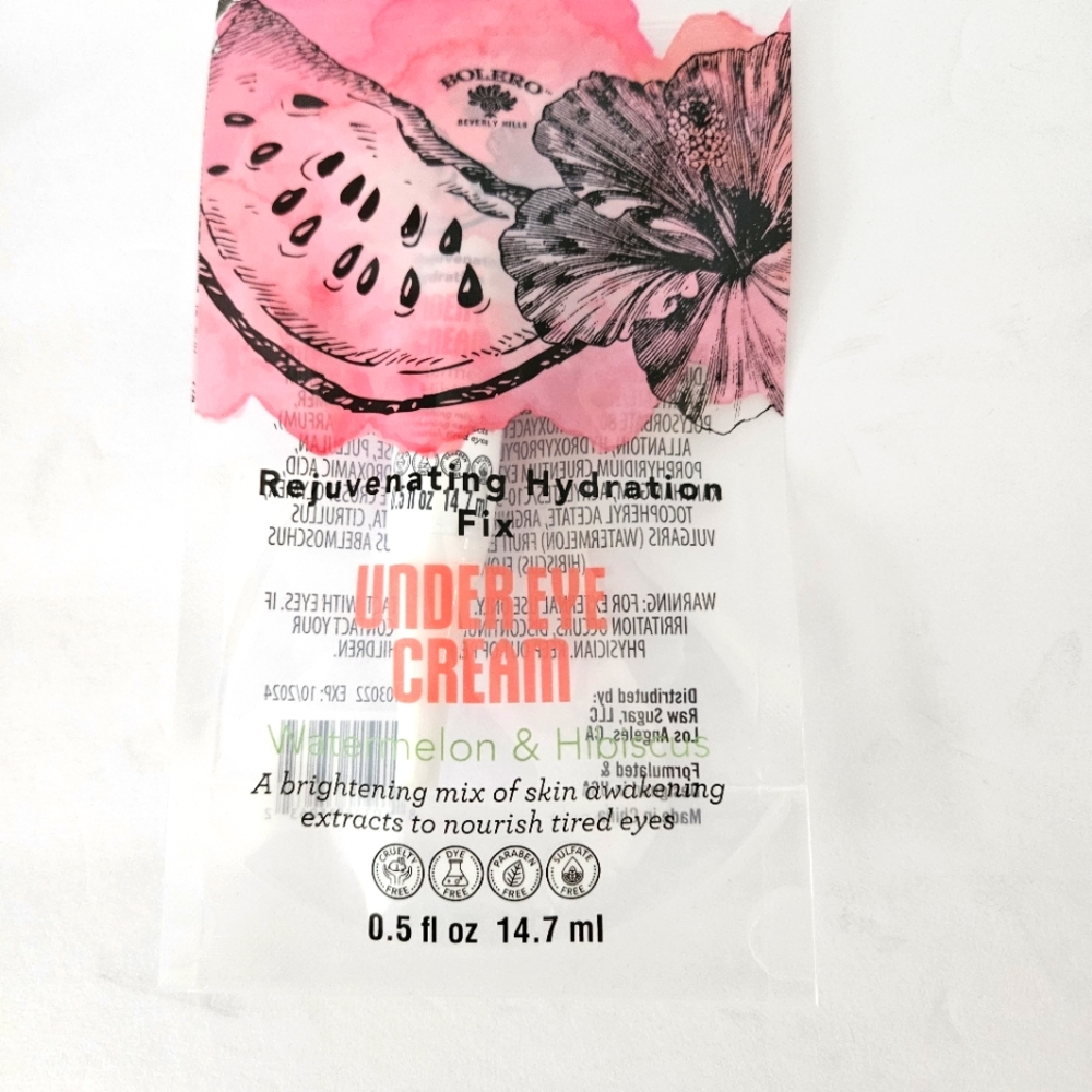Bolero Rejuvenating Hydration Fix Under Eye Cream